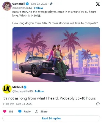 GTA6官方推特顶图未更新，核心信息引人猜测